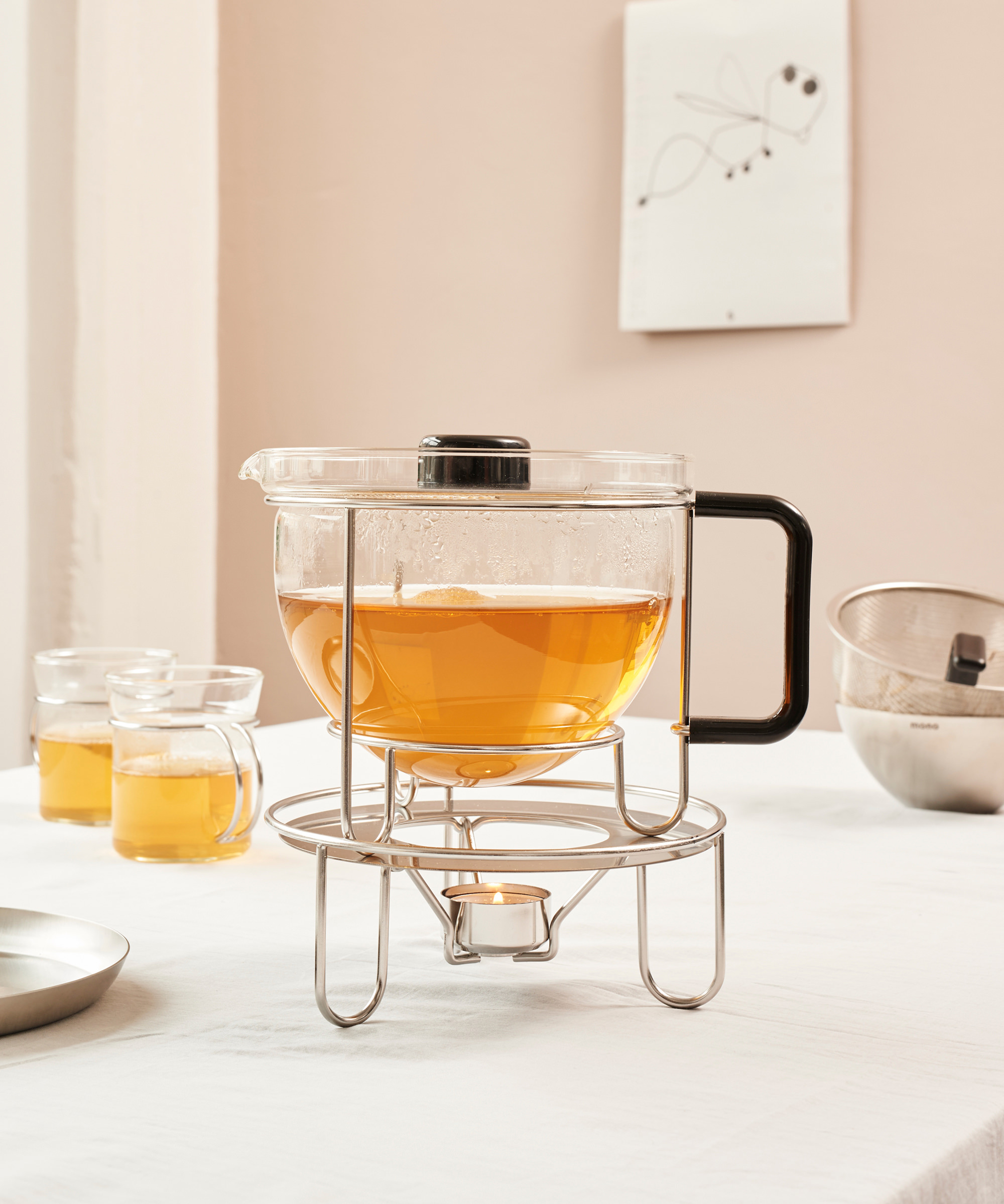 Mono Classic Stövchen – Mono Bestecke